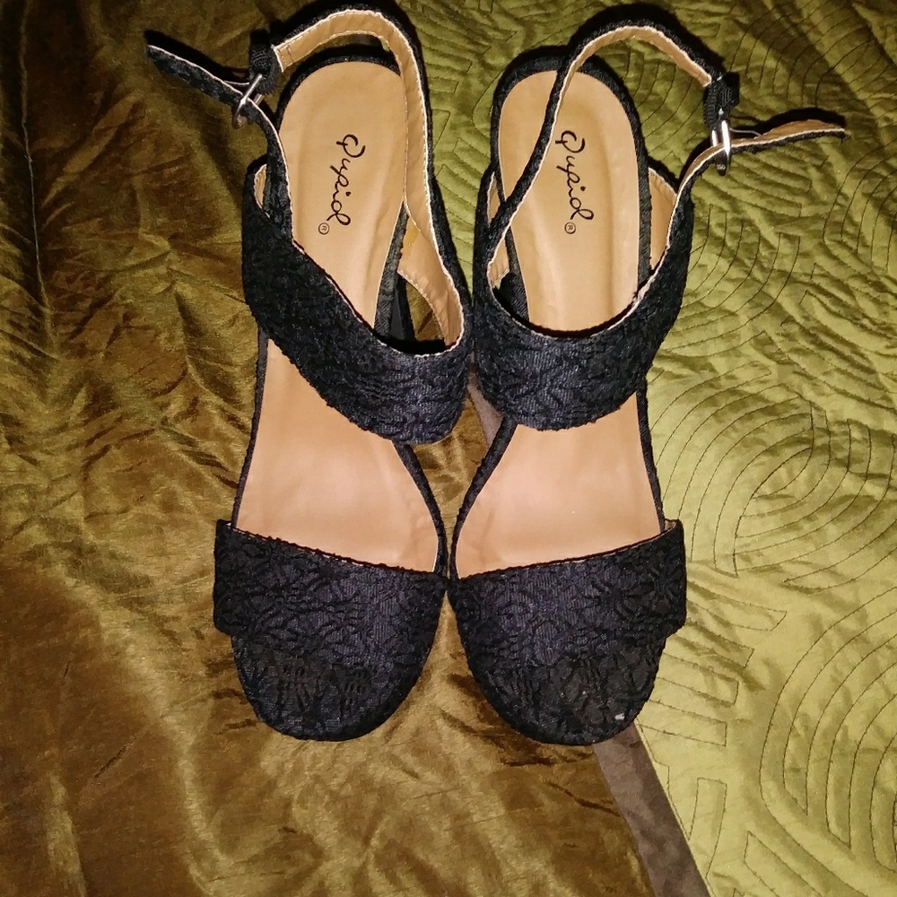 Black Platform Heels